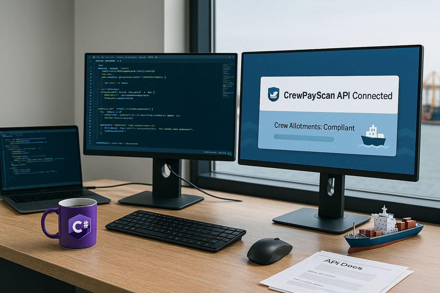 Maritime software integration with CrewPayScan API for sanctions compliance